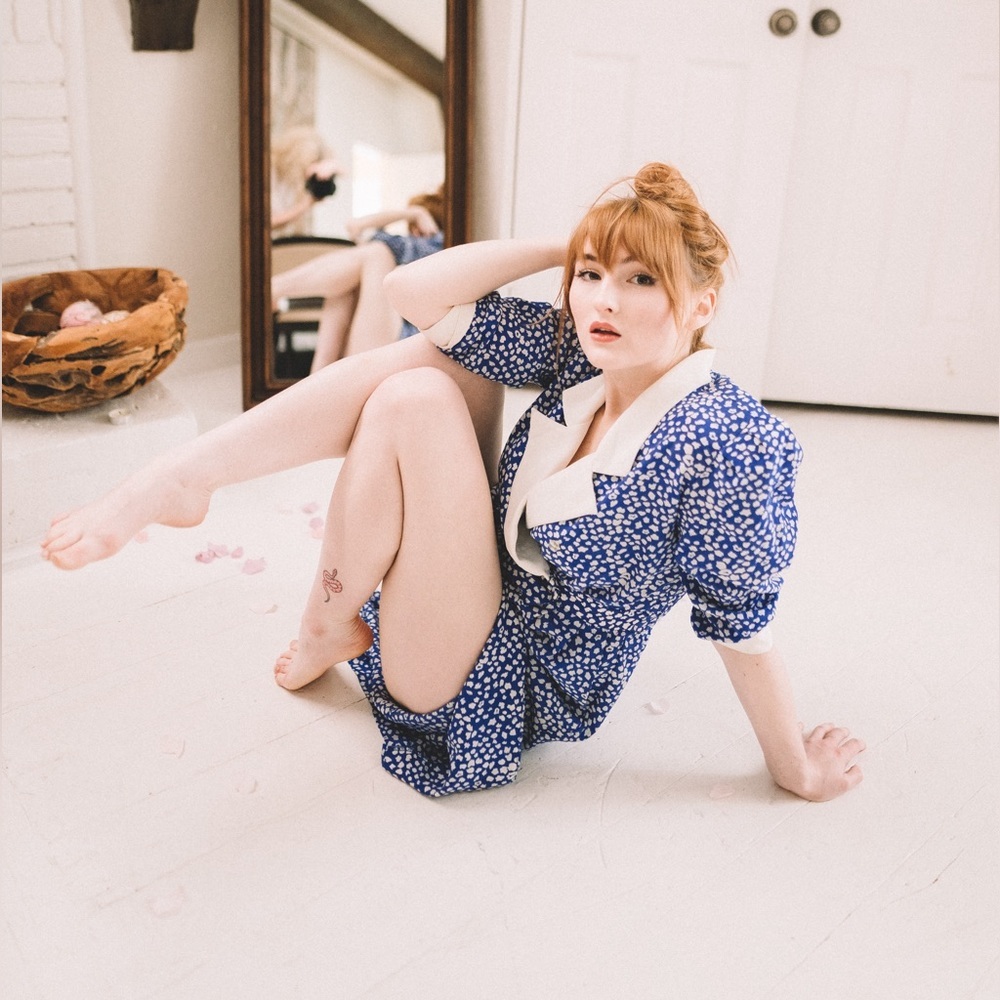 80s Vintage Button Down Dress